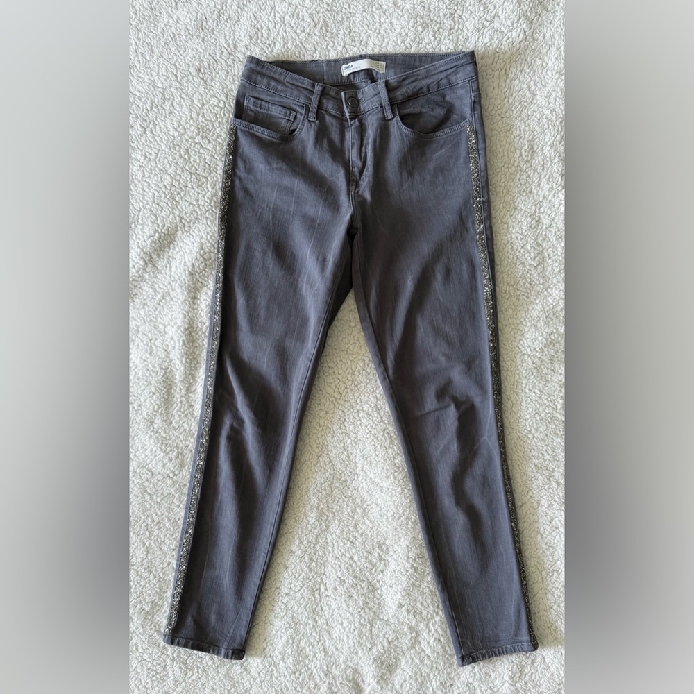 Zara Basic Denim Dept Jeans size 28, grey